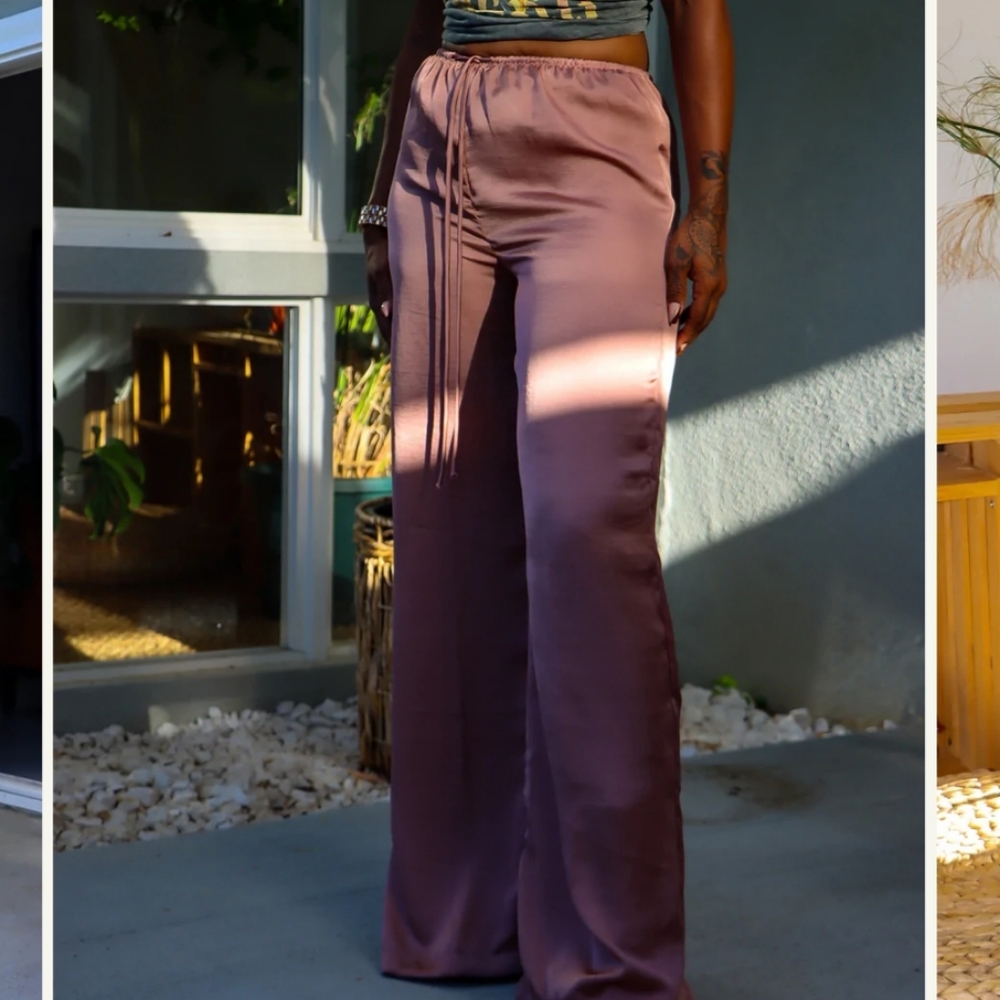 Satin Pants